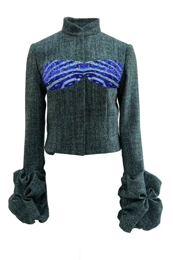 Wool Embroidered Jacket